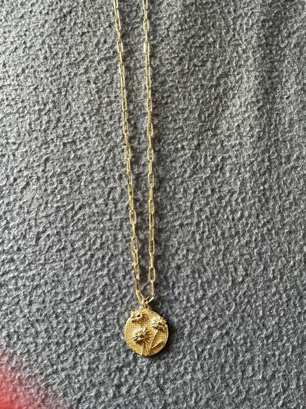 Gold Link Paperclip Chain Necklace - Women's Jewelry